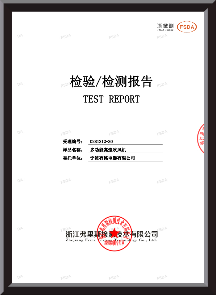 Raport z testu